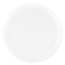 Smarty Had A Party 625 White Flat Round Disposable Plastic Pastry Plates 120 Plates, 120PK 836-WH-CASE - alternate 2